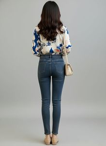Trendy Queen Women's Printed Straight Mandarin Neck Shirt for Women's <b>Tops</b> for Woman Shirts Shirt for Women Stylish Western - Product Image 4