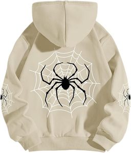 Sudaderas con Capucha de Invierno para Mujer, Estilo Y2K, con Bolsillos Delanteros - Product Image 1