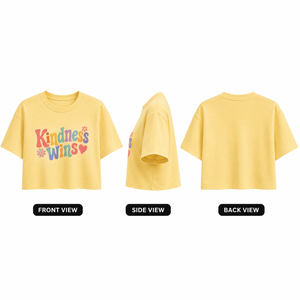 เสื้อครอปท็อปผู้หญิง แขนสั้น คอกลม ลายดอกไม้ถักทอเนื้อผ้าคอตตอน 100% ระบายอากาศได้ดี สวมใส่สบายๆ สำหรับฤดูใบไม้ผลิและฤดูร้อน - Product Image 3