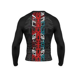 High Quality Custom Compression Heat-Transfer Printed Breathable Sleeveless Men's Rash Guard MMA Training Polyester/Nylon - Product Image 5