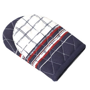 Mitaines de four amusantes personnalisées, motif rayé teint en fil, mitaines de four colorées pour la cuisine, fournisseur en Inde - Product Image 5