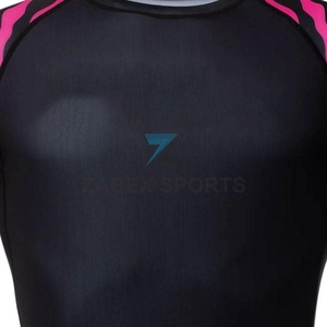 T-shirt de compression MMA pour homme, extensible, ajusté, 200 GSM, haute qualité, personnalisable, manches courtes - Product Image 5