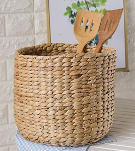 ตะกร้าเก็บของจากผักตบชวาธรรมชาติ - Product Image 2