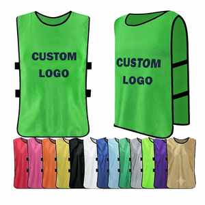 green Custom polyester Mesh printed Soccer <b>Training</b> <b>Bib</b> Vest apparel Breathable Practice Scrimmage Sports <b>Training</b> Jersey <b>bib</b> - Product Image 1