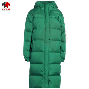 Veste longue matelassée à capuche pour femme, doublure en polyester, chaleur moyenne, veste d'hiver élégante - Product Image 6