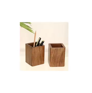 Boîte à stylos en bois, nouveau design pour la maison, l'hôtel, la salle à manger, le bureau, le bureau à domicile, porte-stylos en bois par Crescent Crafts - Product Image 4