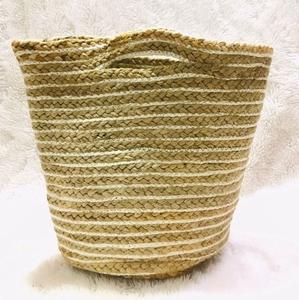 Sac fourre-tout en jute Love Bling pour femmes, sacs à main ethniques bohèmes, sacs de shopping naturels, prix d'usine en gros - Product Image 5