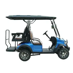 Electric Vehicle Chassis Utility Vehicle Sightseeing Bus Car Electric Buggy Road Street Legal Golf Cart 4 Seater Golf Cart