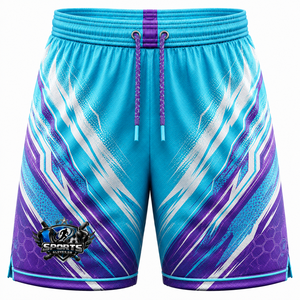 New Team Soccer Shorts Breathable Printed Premium Quality <b>Polyester</b> Material Custom Logo Sportswear Custom Design for Unisex - Product Image 1