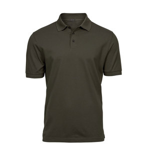Camisas de Golf de Punto con Cuello en V para Hombre, 100% Algodón, Antiarrugas, con Botones, Color Sólido, Manga Corta, Formales, Nuevas de Verano - Product Image 6