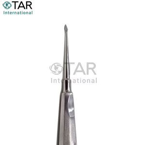 Élévateur dentaire à pointe spatulée ELE 0063 pour extraction de racine molaire, instrument chirurgical en acier inoxydable à manche creux pour implant médical - Product Image 4