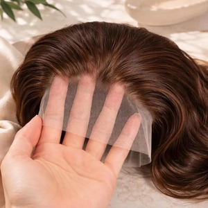 Peluca de cabello humano Remy de 18 pulgadas con frente de encaje, densidad suave y lisa, para mujeres, disponible a precio de mayoreo. - Product Image 3