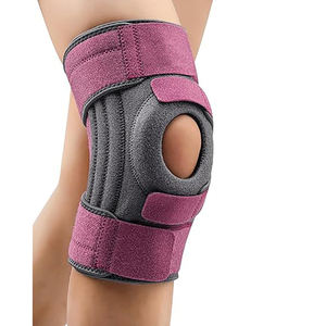 Banda de soporte para la rodilla con doble correa, correa de compresión ajustable para la rodilla de saltador, para correr - Product Image 5