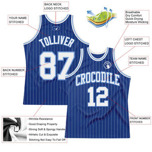 Camiseta de baloncesto azul personalizada con estampado sublimado, nombre del equipo, número 00, unisex, sin mangas, de malla, transpirable, para todas las estaciones - Product Image 6