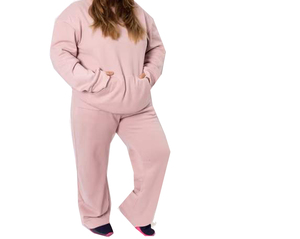 Oversized Brown Polyester Tracksuit Full <b>Zip</b> <b>Hooded</b> Crew Neck Regular Fit Casual Autumn Wear Side Pockets Breathable Lightweight - Product Image 2