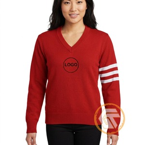 Cárdigan de Invierno Personalizado de Acrílico Delta Bordado, Antiarrugas, de Secado Rápido, con Logotipo Frontal, Prenda Griega de Alta Calidad para Mujer - Product Image 3