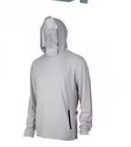 Veste de pêche unisexe imperméable UPF 50 à séchage rapide, impression par transfert thermique, Spandex/Polyester - Product Image 6