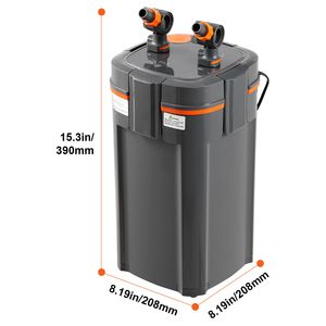 Filtro per Acquario Ultra Silenzioso a 3 Stadi 264GPH, Sommergibile con Protezione UV per 75 Galloni, con Scatola e Sacchetto per Volume di 10L - Product Image 5
