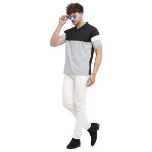 Chemise pour homme en coton 100% respirant, couleur unie, personnalisée, de haute qualité, manches courtes, tricotée, décontractée élégante, vente en gros, 2023 - Product Image 4