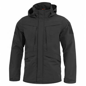 OEM Breathable Men Softshell Jacket Outdoor Jacket High Quality Water and Wind Resistant Soft Shell Jacket - Product Image 2