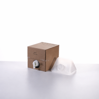 Sac de stockage d'eau/aliments liquides de grande capacité 25L, de qualité alimentaire ; certifié ISO et adapté aux produits marinés.