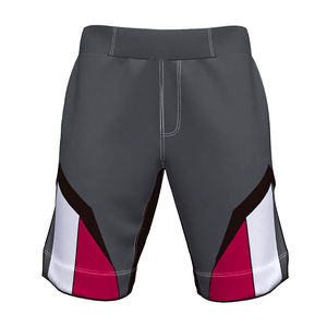 กางเกงชก MMA สำหรับผู้ชาย ทนทาน น้ำหนักเบา สีสันตัดกัน แห้งเร็ว ผลิตจากโพลีเอสเตอร์/คอตตอน  ออกแบบพอดีตัว ชุดกีฬาสำหรับมวยปล้ำผสม - Product Image 1