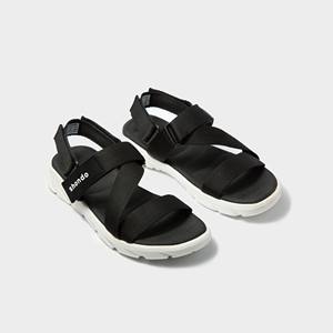 Sandalias Deportivas de Alta Calidad con Punta Abierta, Color Negro, Casuales, Cómodas, con Correa de Talón Extraíble y Cierre de Gancho y Bucle, Ligeras - Product Image 3