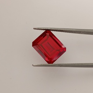 Piedras preciosas sueltas de rubí rojo de corte octogonal creadas en laboratorio de alta calidad para la fabricación de joyería fina y de lujo, anillos, pendientes, colgantes. - Product Image 3