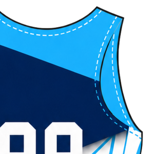 Maillot de compétition sans manches pour homme, bleu ciel et marine, pour la course à rames, uniforme de performance, personnalisable, vente en gros pour équipes sportives - Product Image 5