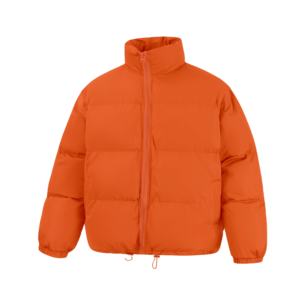 Chaqueta de invierno con cuello levantado de gama alta para hombre Lona ligera con plumón de pato con cuello redondo para un calor ligero - Product Image 1