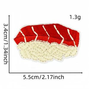 Custom 3D Embroidery Patches Cartoon <b>Animal</b> Design Iron On Sew On Applique Badge for Clothing Hats Bags Canvas Fabric Decoration - Product Image 5