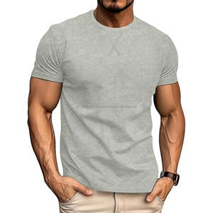 T-shirts unisexes de taille graphique, t-shirts unis pour impression personnalisée à faible MOQ - Product Image 5