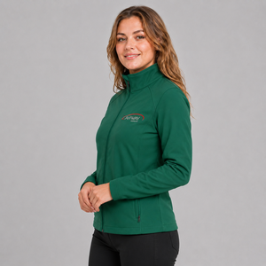 Veste softshell pour femme sur mesure, tissu de qualité supérieure, coupe-vent, confortable, respirant, fabricant en gros de vestes softshell pour femme - Product Image 2