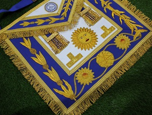 Delantal de Gran Maestro Masónico, Gran Logia de Brasil/GOB, Delantal de Exmaestro Masón - Product Image 6