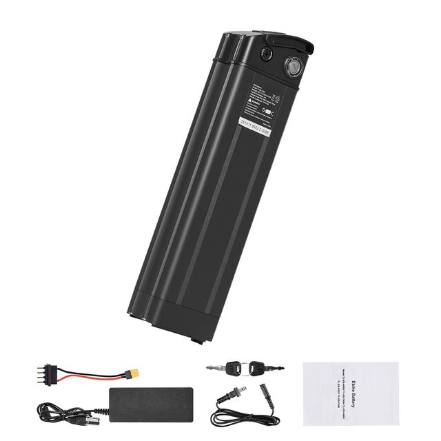"Ebike Battery 48V 15.6Ah Lithium Pack BMS 3A Charger Lock 1000W Motor Detachable"