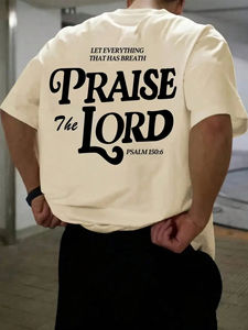 เสื้อยืดฟิตเนสคุณภาพสูงสำหรับผู้ชาย ผลิตโดยผู้ผลิต OEM แบบกำหนดเอง เนื้อผ้าหนา พิมพ์ลาย 100% ผ้าฝ้าย แขนสั้น ทรงโอเวอร์ไซส์ - Product Image 2