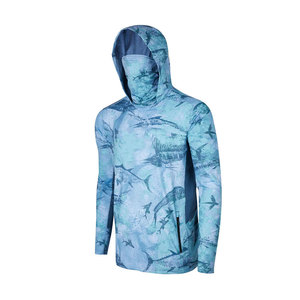 Sweat à capuche de pêche UPF50 à séchage rapide, vêtements de pêche pour activités de plein air - Product Image 1