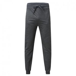 Ensemble de survêtement décontracté pour homme avec sweat à capuche imprimé, en molleton respirant gris, polyester et coton, idéal pour l'automne - Product Image 2