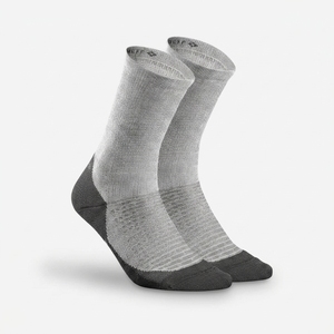 <b>Men's</b> Gray Ankle <b>Socks</b> Knitted Breathable Spandex Polyester Summer Sports Wear Regular Style Solid Pattern Thin Fit - Product Image 2