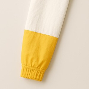 WASONS INTERNATIONAL <b>Men's</b> Hooded <b>Racer</b> <b>Jacket</b> Color Blocking Yellow White Windproof Breathable Zipper Casual Style Winter Wear - Product Image 4