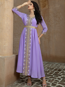 Abaya de luxe pour femmes musulmanes, robes abaya, abaya femme, robe musulmane, abaya de luxe, abaya Dubaï, abaya femmes, logo personnalisé, vente en gros 2026 - Product Image 5