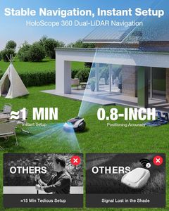 Authentic ECOVACS Goat O1000 LiDAR PRO Robot Lawn Mower Wire nFree <b>Mapping</b> - Product Image 2