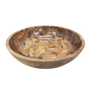 ชามไม้ทำมือ Noble Grain Bowl พร้อมด้วยอีพ็อกซี่เรซิ่นสีเทาภายใน ดีไซน์แบบวาบิซาบิ สำหรับใส่อาหาร อุปกรณ์ครัว - Product Image 6