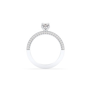 Bague solitaire REYES GRA en argent sterling 925 avec moissanite ovale de 1,15 carat pour femme, cadeau de mariage, bijoux fins - Product Image 6