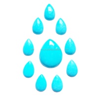 Turquoise naturelle d'Arizona, formes mélangées, cabochons, tailles variées, pierres précieuses en vrac, haute qualité, pierres pour la fabrication de bijoux, turquoise GEMFORTE INC