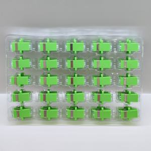 Acoplador Simplex SC/APC Monomodo de Venta Directa de Fábrica para Panel de Conexiones de Fibra Óptica - Product Image 1