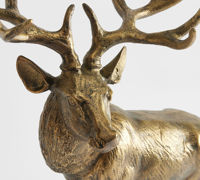Nouvelle Arrivée ODM : Renne Sculpté en Bronze, Artisanat en Aluminium Fait Main, Personnalisé, Moderne, Mobile et Écologique pour la Maison