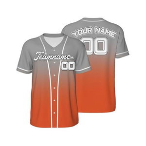 เสื้อเบสบอลย้อนยุคแบบยูนิเซ็กซ์สั่งทำขายส่ง ผ้าฝ้ายออร์แกนิค 100% พิมพ์ลายด้วยความร้อน ระบายอากาศได้ดี น้ำหนัก 240 กรัม ปรับแต่งได้ - Product Image 1