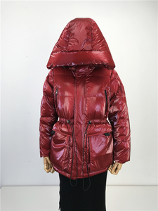 2027 Wholesale Custom Puffer <b>Jacket</b> Women's Ready Puff Winter <b>Jacket</b> <b>Short</b> Length Solid Color Women <b>Jacket</b> - Product Image 4