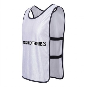Customized Color Mesh <b>Training</b> <b>Bib</b> Number Heat-Transfer Printing Short Length Sports Vest Team Practice for Football Soccer - Product Image 1